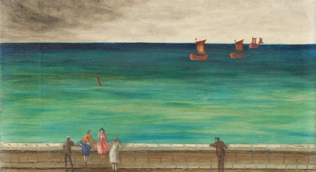 Joachim Ringelnatz, An der Kaimauer, 1925, Joachim-Ringelnatz-Museum, Cuxhaven, erworben aus Mitteln der HERMANN REEMTSMA STIFTUNG, Hamburg, 2025
