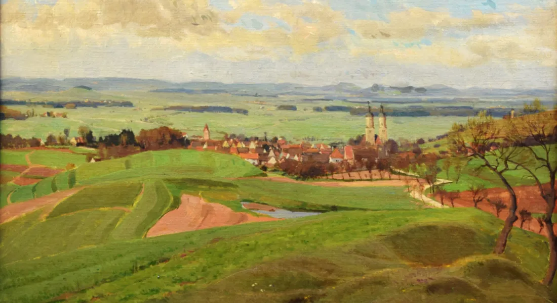 Albert Meyer Blick auf Wemding