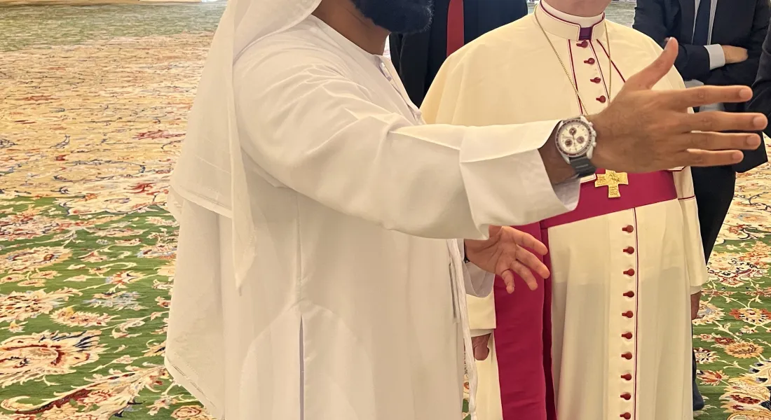 Bischof Bertram in Abu Dhabi