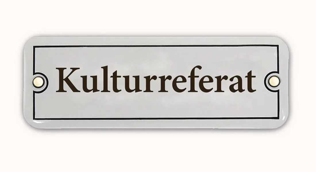 Türschild Kulturreferat © a3kultur
