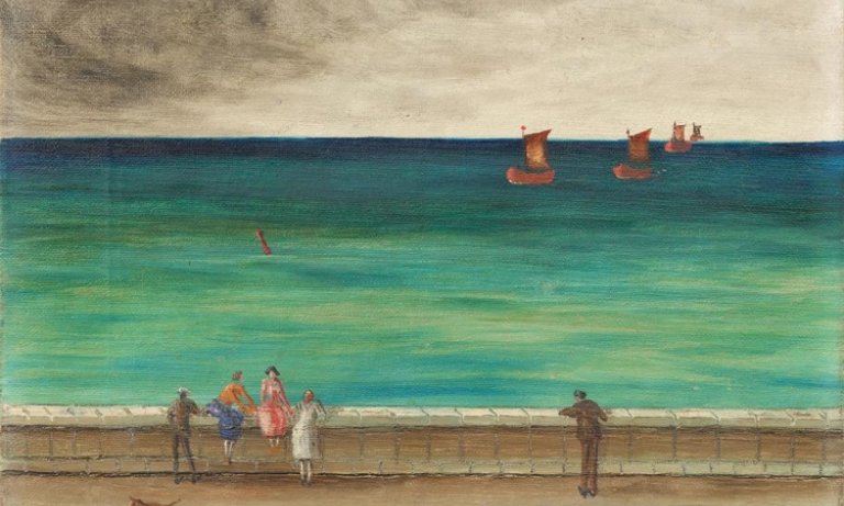 Joachim Ringelnatz, An der Kaimauer, 1925, Joachim-Ringelnatz-Museum, Cuxhaven, erworben aus Mitteln der HERMANN REEMTSMA STIFTUNG, Hamburg, 2025