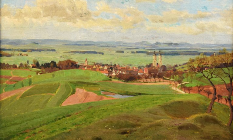 Albert Meyer Blick auf Wemding