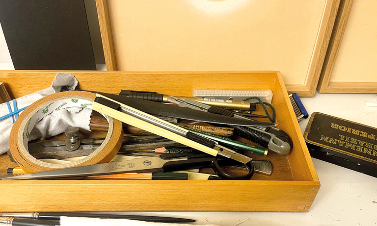 Kunst in Pfersee – Blick ins Atelier