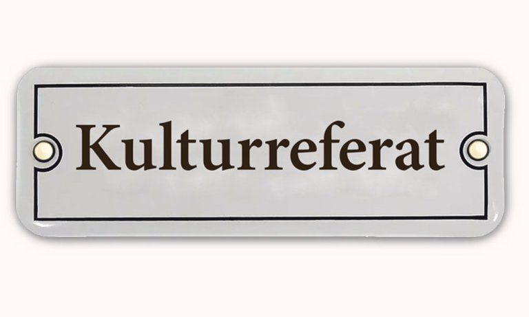 Türschild Kulturreferat © a3kultur